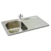 Carron Phoenix Maui 90 1 Bowl Stainless Steel Kitchen Sink - Right Hand Drainer - 101.0155.119 -Kitchen Shop 101.0155.119