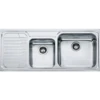 Franke Galassia 2 Bowl Inset Kitchen Sink With Left Hand Drainer GAX 621-116 - Stainless Steel - 101.0381.849 2 Franke Galassia 2 Bowl Inset Kitchen Sink With Left Hand Drainer GAX 621-116 - Stainless Steel - 101.0381.849 -Kitchen Shop 1010068483