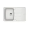Franke Antea Fragranite 1 Bowl Inset Kitchen Sink Reversible AZG 611-78 - Polar White - 114.0532.312 -Kitchen Shop 1140532312