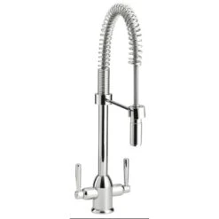 Carron Phoenix Dante Pro Pull Out Dual Lever Kitchen Tap - Chrome - 115.0191.084