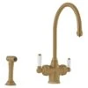 Perrin & Rowe 3-in-1 Hot Kitchen Tap - Aged Brass - 1737ab 1 Perrin & Rowe 3-in-1 Hot Kitchen Tap - Aged Brass - 1737ab -Kitchen Shop 1737ab