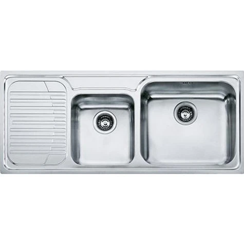 Franke Galassia 2 Bowl Inset Kitchen Sink With Left Hand Drainer GAX 621-116 - Stainless Steel - 101.0381.849 5 Franke Galassia 2 Bowl Inset Kitchen Sink With Left Hand Drainer GAX 621-116 - Stainless Steel - 101.0381.849 - Image 3