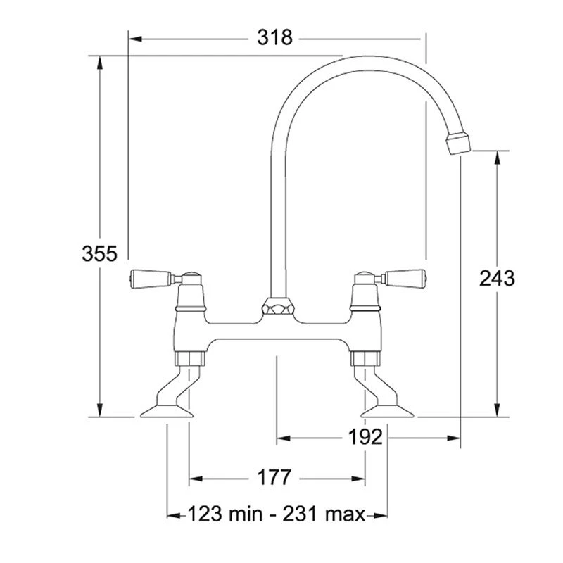 Franke Bridge Lever Kitchen Mixer Tap - Chrome - 115.0049.962 4 Franke Bridge Lever Kitchen Mixer Tap - Chrome - 115.0049.962 - Image 2