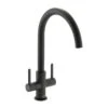 Carron Phoenix Rosolina J Spout Kitchen Tap - Matt Black - 115.0605.454 -Kitchen Shop 1 1 115.0605.454