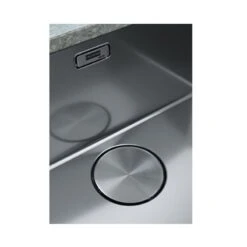 Franke Mythos Plus 1 Bowl Inset Kitchen Sink With Right Hand Drainer MYX 211-86 - Stainless Steel - 127.0640.511 -Kitchen Shop 1 2 127.0640.511 waste cover