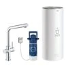 Grohe Red II Duo L Spout Tap & L Size Boiler Chrome 30340001 -Kitchen Shop 30340001