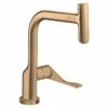 Axor Citterio Single Lever Kitchen Mixer Select 230 With Pull-Out Spout - Brushed Bronze - 39861140 -Kitchen Shop 3 9 39861140