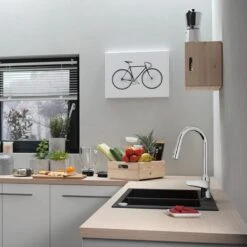 Hansgrohe S510-F770 Built-in Kitchen Sink 370/370 - Graphite Black - 43316170 7 Hansgrohe S510-F770 Built-in Kitchen Sink 370/370 - Graphite Black - 43316170 -Kitchen Shop 4 4 3 43316170 2