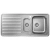 Hansgrohe S4113-F540 Built-in Kitchen Sink 340/150/400 With Drainboard - Stainless Steel - 43339800 -Kitchen Shop 4 4 3 43339800