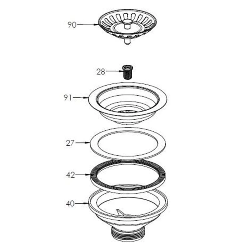 Blanco Universal Single Bowl Waste Kit - 453632 4 Blanco Universal Single Bowl Waste Kit - 453632 - Image 2