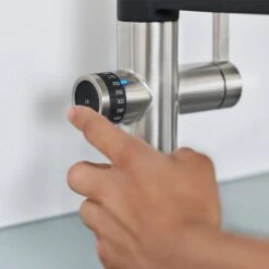 Blanco Drink.filter EVOL-S Pro 3-in-1 Flexible Hose PVD Steel Kitchen Tap - Stainless Steel - 526311 -Kitchen Shop 5 2 526311 3