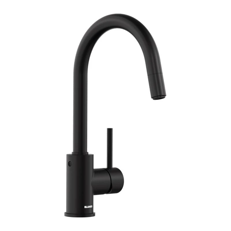 Blanco MIDA-S Single Lever Pull-Out Spray Special Colour Kitchen Tap - Black Matt - 526653 3 Blanco MIDA-S Single Lever Pull-Out Spray Special Colour Kitchen Tap - Black Matt - 526653