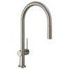 Hansgrohe Talis M54 Single Lever Kitchen Mixer 210, Pull-Out Spray, 2jet - Stainless Steel - 72800800 2 Hansgrohe Talis M54 Single Lever Kitchen Mixer 210, Pull-Out Spray, 2jet - Stainless Steel - 72800800 -Kitchen Shop 7 2 72800800