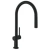 Hansgrohe Talis M54 Single Lever Kitchen Mixer 210, Pull-Out Spout, 1jet - Matt Black - 72802670 2 Hansgrohe Talis M54 Single Lever Kitchen Mixer 210, Pull-Out Spout, 1jet - Matt Black - 72802670 -Kitchen Shop 7 2 72802670