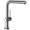 Hansgrohe Talis M54 Single Lever Kitchen Mixer 270, Pull-Out Spout, 1jet - Chrome - 72808000 -Kitchen Shop 7 2 72808000