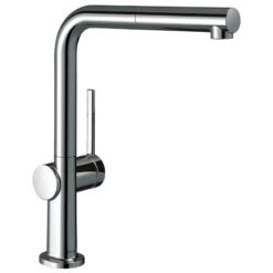 Hansgrohe Talis M54 Single Lever Kitchen Mixer 270, Pull-Out Spout, 1jet - Chrome - 72808000
