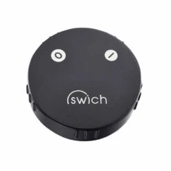 Abode Swich Diverter Valve Round Handle Matt Black - AT2106