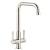 Abode Pico Quad Monobloc Contemporary Kitchen Mixer Tap Brushed Nickel - AT2135 -Kitchen Shop a t at2135