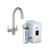InSinkErator 3N1 J Shape Steaming Hot Kitchen Tap W/ NeoTank & Filter Pack - Brushed Steel - 45097B+45094 1 InSinkErator 3N1 J Shape Steaming Hot Kitchen Tap W/ NeoTank & Filter Pack - Brushed Steel - 45097B+45094 -Kitchen Shop ais312
