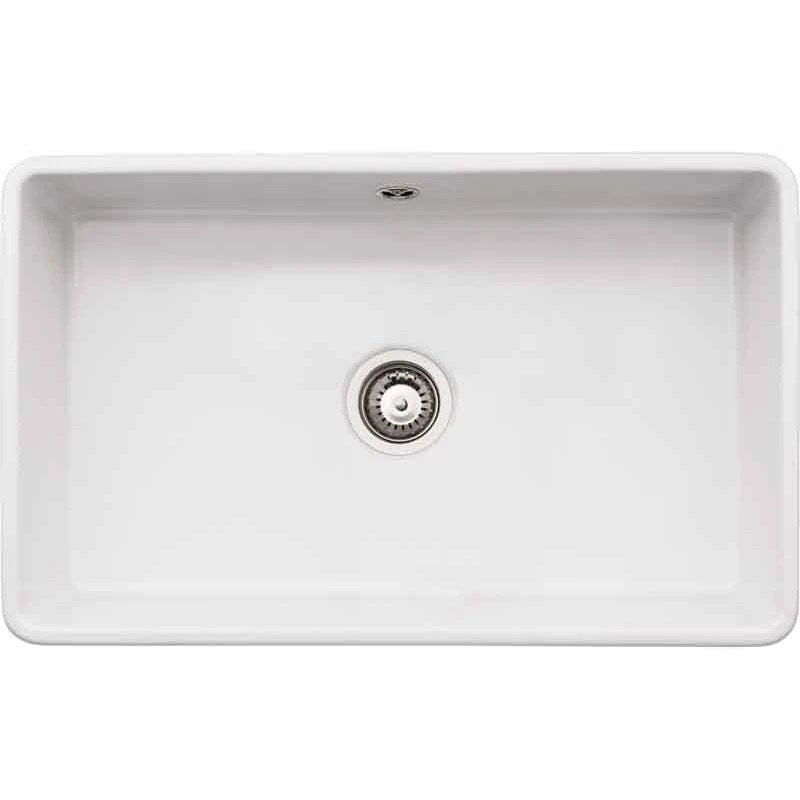 Abode Provincial Single Bowl Ceramic Kitchen Sink - White - AW1020 3 Abode Provincial Single Bowl Ceramic Kitchen Sink - White - AW1020