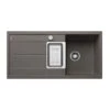 Blanco METRA 6 S Silgranit 1.5 Bowl Inset Reversible Kitchen Sink - Volcano Grey - 527299 1 Blanco METRA 6 S Silgranit 1.5 Bowl Inset Reversible Kitchen Sink - Volcano Grey - 527299 -Kitchen Shop b l blanco 527299