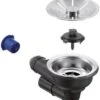 Blanco 3.5" Valve Manual InFino Brushed - Grey - 232460 1 Blanco 3.5" Valve Manual InFino Brushed - Grey - 232460 -Kitchen Shop bl232460