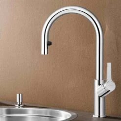 Blanco CARENA-S Vario Pull-Out Spout Galvanic Chrome Kitchen Tap - Chrome - BM3118CH 6 Blanco CARENA-S Vario Pull-Out Spout Galvanic Chrome Kitchen Tap - Chrome - BM3118CH -Kitchen Shop blanco carena 521356 1