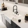 Blanco PANOR 60 1 Bowl Inset Ceramic Kitchen Sink - Chrystal White - 514486 2 Blanco PANOR 60 1 Bowl Inset Ceramic Kitchen Sink - Chrystal White - 514486 -Kitchen Shop blanco panor 514486 2