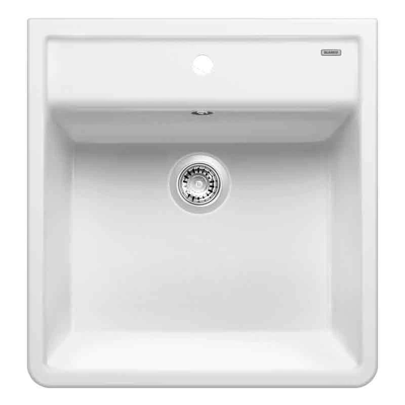 Blanco PANOR 60 1 Bowl Inset Ceramic Kitchen Sink - Chrystal White - 514486 6 Blanco PANOR 60 1 Bowl Inset Ceramic Kitchen Sink - Chrystal White - 514486 - Image 4