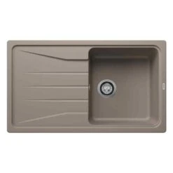 Blanco SONA 5 S 1 Bowl Inset Silgranit Reversible Kitchen Sink - Tartufo - 519678