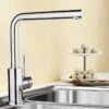 Blanco MILA Eco Flow Regulated Kitchen Mixer Tap - Chrome - 526142 -Kitchen Shop blanco 526142 lifestyle