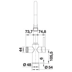 Blanco CATRIS-S Flexo Filter Kitchen Tap - Matt Black - 526707 10 Blanco CATRIS-S Flexo Filter Kitchen Tap - Matt Black - 526707 -Kitchen Shop blanco 526707 dimensions
