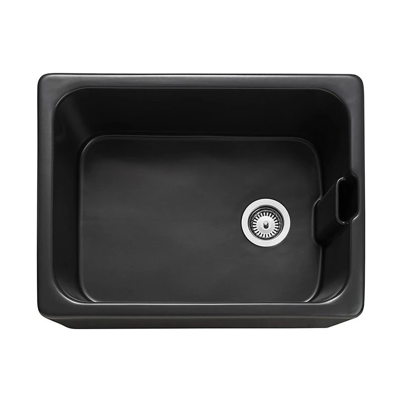 Rangemaster Farmhouse Belfast 1 Bowl Fire Clay Ceramic Kitchen Sink - Anthracite - CFBL595AN/ 3 Rangemaster Farmhouse Belfast 1 Bowl Fire Clay Ceramic Kitchen Sink - Anthracite - CFBL595AN/