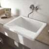 Thomas Denby Large Ceramic Laundry Sink - White - CLL -Kitchen Shop c l cll