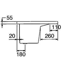 Thomas Denby Large Ceramic Laundry Sink - White - CLL -Kitchen Shop c l cll 3