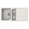 Reginox EGO 475 Elleci 1.5 Bowl Granite Kitchen Sink - Granitek White - EGO 475 W -Kitchen Shop ego475w