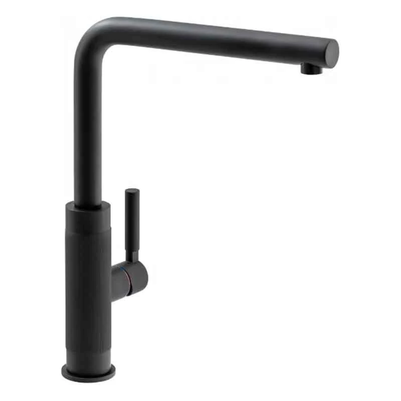 Franke Tessuto Single Lever L-Spout Tap - Matt Black - 115.0691.516 3 Franke Tessuto Single Lever L-Spout Tap - Matt Black - 115.0691.516