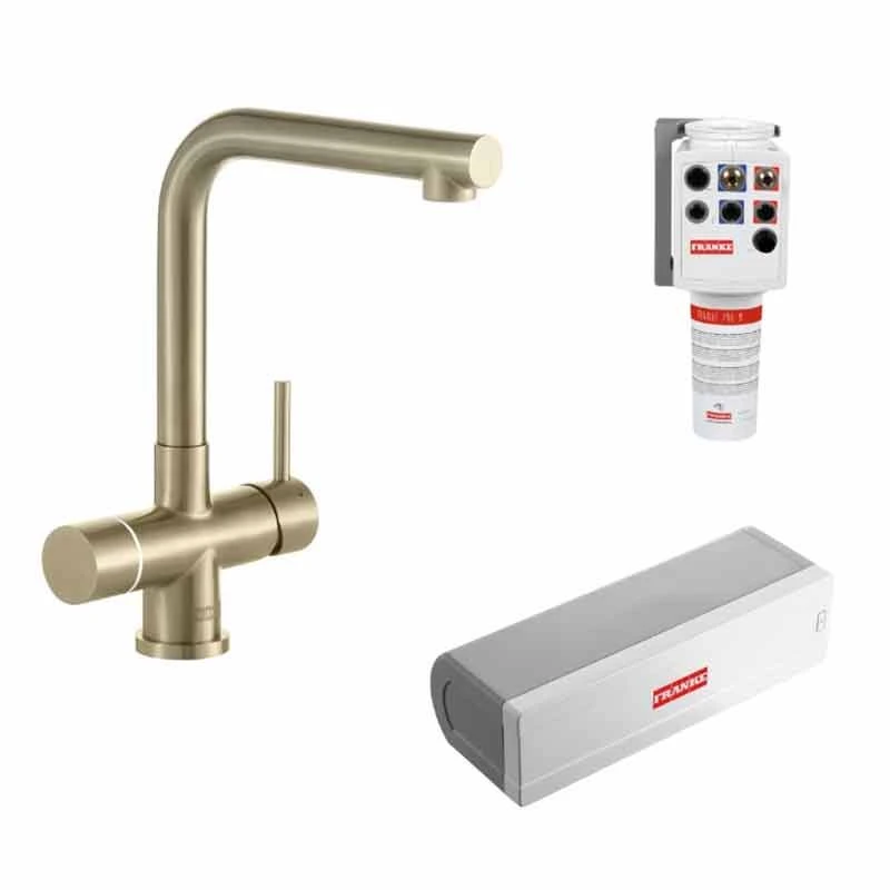 Franke Minerva Mondial 4-in-1 Electronic Kitchen Tap - Champagne Gold - 119.0625.371 4 Franke Minerva Mondial 4-in-1 Electronic Kitchen Tap - Champagne Gold - 119.0625.371 - Image 2