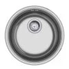 Franke Rotondo 1 Bowl Inset Or Undermount Stainless Steel Kitchen Sink RBX 610 - Steel - 101.0693.443 -Kitchen Shop franke rotondo 1010693443 1