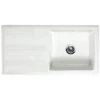 RAK Ceramics Gourmet Sink 4 - Single Bowl Kitchen Sink With Reversible Drainer - GOSINK4V2 -Kitchen Shop g o gosink4v2