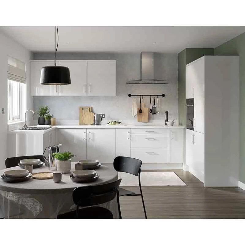 Kitchen Kit Slab 2745mm Multi Rail - Super Gloss - White - FKKF0024 4 Kitchen Kit Slab 2745mm Multi Rail - Super Gloss - White - FKKF0024 - Image 2