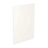 Kitchen Kit Slab 600mm Base Cabinet End Panel Only - Super Gloss - White - Flatpacked - FKKF0028 -Kitchen Shop k i kitchen kit fkkf0028