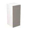 Kitchen Kit Slab 300mm Wall Cabinet - Ultra Matt - Dust Grey - Flatpacked - FKKF0811 -Kitchen Shop k i kitchen kit fkkf0811
