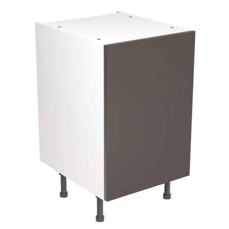 Kitchen Kit Slab 500mm Base Cabinet - Ultra Matt - Graphite - Flatpacked - FKKF0903 2 Kitchen Kit Slab 500mm Base Cabinet - Ultra Matt - Graphite - Flatpacked - FKKF0903