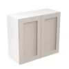 Kitchen Kit Shaker 800mm Wall Cabinet - Ultra Matt - Light Grey - Flatpacked - FKKH0738 1 Kitchen Kit Shaker 800mm Wall Cabinet - Ultra Matt - Light Grey - Flatpacked - FKKH0738 -Kitchen Shop k i kitchen kit fkkh0738