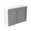 Kitchen Kit Shaker 1000mm Wall Cabinet - Ultra Matt - Dust Grey - Flatpacked - FKKH0815 1 Kitchen Kit Shaker 1000mm Wall Cabinet - Ultra Matt - Dust Grey - Flatpacked - FKKH0815 -Kitchen Shop k i kitchen kit fkkh0815