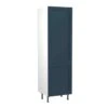 Kitchen Kit Shaker 600mm Tall Larder Cabinet - Ultra Matt - Indigo Blue - Flatpacked - FKKH1334 -Kitchen Shop k i kitchen kit fkkh1334