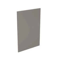 Kitchen Kit J-Pull 600mm Base Cabinet End Panel Only - Super Gloss - Dust Grey - Flatpacked - FKKJ0328