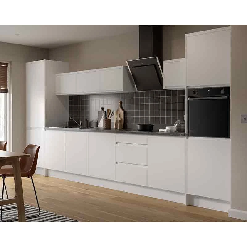 Kitchen Kit J-Pull 1000mm Blind Corner Base Cabinet - Ultra Matt - White - Flatpacked - FKKJ0509 4 Kitchen Kit J-Pull 1000mm Blind Corner Base Cabinet - Ultra Matt - White - Flatpacked - FKKJ0509 - Image 2