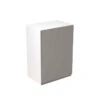 Kitchen Kit J-Pull 500mm Wall Cabinet - Ultra Matt - Dust Grey - Flatpacked - FKKJ0813